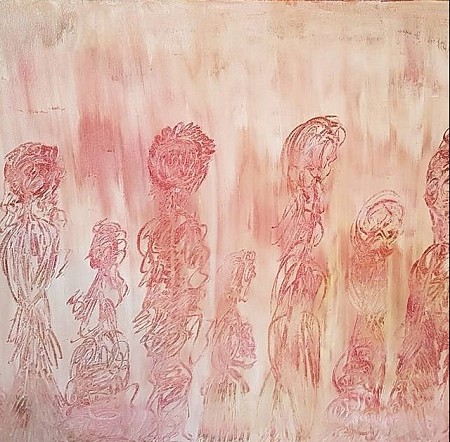 Silent Walk geschilderd door De Kunst van Verwerking